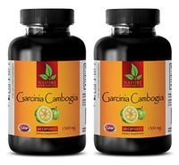Appetite suppressant for Men Weight Loss - Garcinia CAMBOJIA Extract 1300mg - Garcinia cambogia Extract Weight Loss and Appetite suppressant - 2 Bottles 120 Capsules