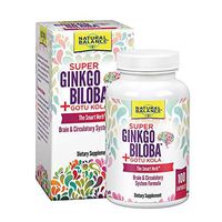 Natural Balance Super Ginkgo Biloba Plus | Brain & Circulation Formula to Help Support Focus, Memory & Blood Flow | with Gotu Kola | 100ct, 50 Serv.