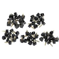 High Heel Tips Replacement, 30 Pairs / 60pcs Women’s High Heel Shoes Replacement Dowels Repair Tips Kit Pin Taps Dowel Lifts Replacement, 5 Different Size 9/10/11/12.5mm,Black