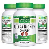 Botanic Choice Ultra Kidney Complex - Adult Daily Supplement - Supports Healthy Urinary Bladder and Digestive System Function Promotes Kidney Cleanse and Detox 60 Capsules