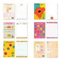 B-THERE Bundle of 6 Writing Tablets, Each with 40 Colorful Pages. Total of 240 Pages!