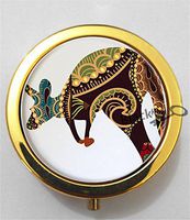 BlackKey Kangaroo 3-Compartment Decorative Pocket Gift Box Case Organizer for Pill, Color 2 -2039