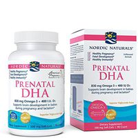 Nordic Naturals - Prenatal DHA, Supports Brain Development in Babies During Pregnancy and Lactation, 90 Soft Gels
