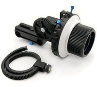 SunSmart Pro DSLR 15mm rod support system Follow Focus With 2 stoppers and Gear Ring Belt for DSLR cameras