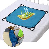 Positioning Pad Draw Sheet Lift Patient Transfer Board Sliding Hospital Bed Mat Protective Underpads with Handles for Incontinence, Bariatric, Elderly - Reusable & Washable (39" X 36")