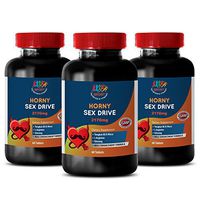 Testosterone Booster for Men Sex - Horny Sex Drive - L-arginine Best Seller - 3 Bottles 180 Tablets