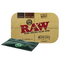 RAW Magnetic Small Rolling Tray Cover with Leaf Lock Gear Smell Proof Pouch
