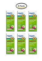 PACK OF 6 - Equate Sugar Free Childrens Allergy Relief Certirizine Dye-Free Bubble Gum Suspension, 4 Oz