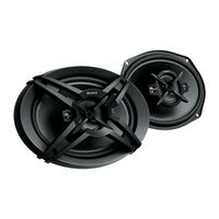 Sony XS-R6946 6"x9" 430W Max Xsr Series 4-Way 4 Ohms Impedance Car Audio Coaxial Stereo Speakers (Renewed)