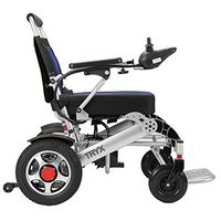 TRYX-PRO 500W Folding Electric Wheelchair, Upgraded Tires, Powered Motorized Compact Mobility Aid Wheelchair (Silver), Remote Control ~ USA Seller ~