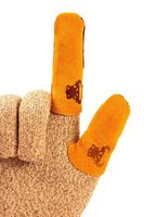 GF Gloves 8126L-100 Cowhide Leather Thumb Guard, Large, Yellow (Pack of 20)