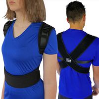 ComfyMed® Posture Corrector Clavicle Support Brace CM-PB16 Medical Device to Improve Bad Posture, Thoracic Kyphosis, Shoulder Alignment, Upper Back Pain Relief for Men and Women (LGE (41"-47" Chest))