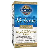 Garden of Life Vegetarian Digestive Supplement - Omega Zyme Ultra Enzyme Blend for Digestion, Bloating, Gas, and IBS, 90 Capsules