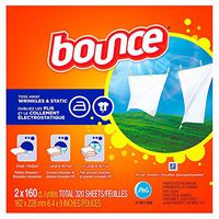 Bounce Outdoor Fresh Dryer Sheets, 160 Sheets (Pack of 2)