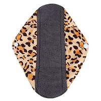 Menstrual Panty Pad, Reusable Washable Panty Liner Bamboo Charcoal Cloth Mama Sanitary Menstrual Pad for Comfort and Support (Color : 03)