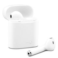 Bluetooth Headset Wireless Earbuds Sweatproof Sports Headphones with Charging Case Mini Size HD Stereo in-Ear Noise Canceling Earphones with Mic for Apple Airpods iPhone Android Smart