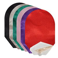 Satin Pouch Covers Set of 6 Open End