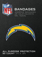 Cureit Brand NFL Officially Licensed Bandages, 1"x3", 50/box (Chargers)