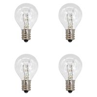 4 Pack Wax Warmer Bulbs,20 Watt Bulbs for Middle Size Scentsy Warmers,G30 Globe E12 Incandescent Candelabra Base Clear Light Bulbs for Candle Wax Warmer,Long Last Lifespan ...