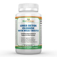 BioCentran Liver Detox Cleanse with Milk Thistle Extract - 90 Capsules