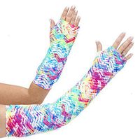 CastCoverz! Designer Arm Cast Cover - Neon Tracks - Small Long: 18" Length X 9" Circumference - Removable and Washable - Made in USA