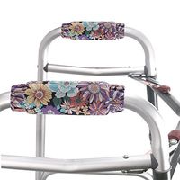 Walker Padded Hand Grip Covers Walker Hand Folding Rolling Walker Hand Grip Pads Washable One Size Multiple Colors (WH04)
