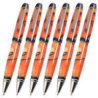 Legacy Woodturning, Cigar Pen Kit - Black Titanium, 6 Pack