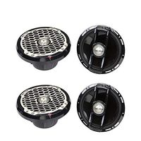 (2 Pair) Rockford Fosgate PM2652B Punch Marine 6.5" Full Range Speakers - (Black)