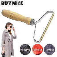 Portable Wood Lint Remover Manual Clothes Cleaning Fuzz Shaver,Multi-Fabric Sweater Comb with Steel net,Pet Hair Hairball Quick Epilator for Wool Products Combing Suede Lint Blankets Lint Removal