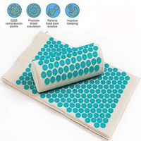 DNDN Acupuncture Therapy Yoga Mat, Meditation Cushion, Acupuncture Massage Mat Relieve Stress Pain, Fitness Massage Cushion Pin Pad