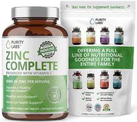 Pure Zinc Gluconate 50MG - 120 Day Supply | Highest Quality and Potency Available | Immunity Boost Supplement with 500MG Vitamin C | Supports Healthy Respiratory System | Powerful Antioxidant