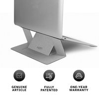 MOFT Laptop Stand, Invisible Lightweight Laptop Computer Stand, Compatible with MacBook, Air, Pro, Tablets and Laptops up to 15.6", Patented，Silver