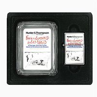 Hunter S Thompson Fear And Loathing Glass Ashtray Oil Lighter Gift Set D-076