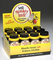 Original Anti Monkey Butt | Travel Size | Men's Body Powder with Talc | Fights Friction and Absorbs Sweat | 1.5 Ounces | Pack of 12