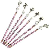 Betty Boop Limited Edition Deluxe Wide Range Stationary-Choose Your Option (Pink Heart Pencil With Eraser Set Of 6)