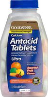 Good Sense Ex Strength Antacid Tablets Ultra Fruit (12 Pieces) - Good Sense Ex Strength Calcium Antacid Tablets Ultra Fruit72 Chewable Tabletscompare To Tums Ultra Maximum Strengthcalcium Carbonate 1