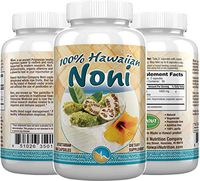 Hawaii Nutrition Company - Noni - 100% Grade A Noni Fruit Capsule - 100 Capsules - Boost Your Immune System, Manage Muscle & Joint Pain, Improve Digestion