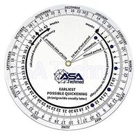 ASATechmed Pregnancy Wheel Due Date Calculator Obstetric Wheel, Nurses, Midwifery, Pregnancy Test