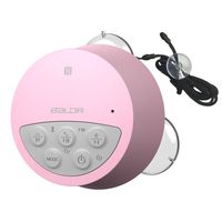 BALDR Waterproof Wireless Shower Radio Pink (Bathroom Speaker)