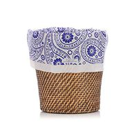 Designerliners Home Decor Blue Paisley Wastebasket Bags - 10 Pack