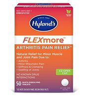 Arthritis Pain Relief, Hyland's FLEXmore for Back, Neck, Joint, and Muscle Pain Relief, 50 Quick-Dissolving Tablets