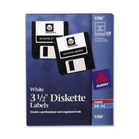 Avery Laser Diskette Labels 2 3/4 x 2 3/4 Single Pack (5196)