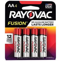 Fusion(TM) Advanced Alkaline AA Batteries, 4 pk