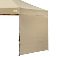 ABCCANOPY Instant Canopy SunWall (15+Colors) for 10x10 Feet, 10x20 Feet Straight Leg pop up Canopy, 1 Pack Sidewall Only, Beige