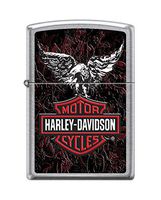 Zippo Harley-Davidson Red Logo Street Chrome Pocket Lighter