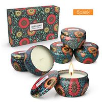 Y YUEGANG Scented Candle Sets Gift Baskets, Natural Soy Wax Aromatherapy Handmade Candles with Highly-Refined Perfume-Grade Fragrance Oils for Birthday idea for Her/Him, Wife, Girlfriend