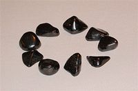Shungite Carbon Form 15mm - 20mm Polished Tumblestones