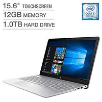 HP Pavilion Business Flagship Laptop PC 15.6 Inch FHD IPS WLED-Backlit Touch Screen Intel i7-8550U Processor 12GB DDR4 RAM 1TB HDD Backlit-Keyboard Bluetooth Webcam B&O Audio Windows 10