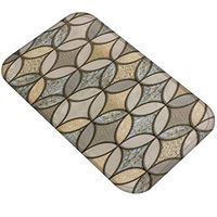MG554zy0 Geometric Pattern Living Room Anti-Slip Door Mat Entrance Rug Bathroom Carpet Geometric Pattern Living Room Anti-Slip 2#