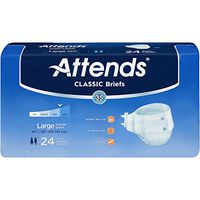 Attends Breathable Brief, Large, 72 Per Case